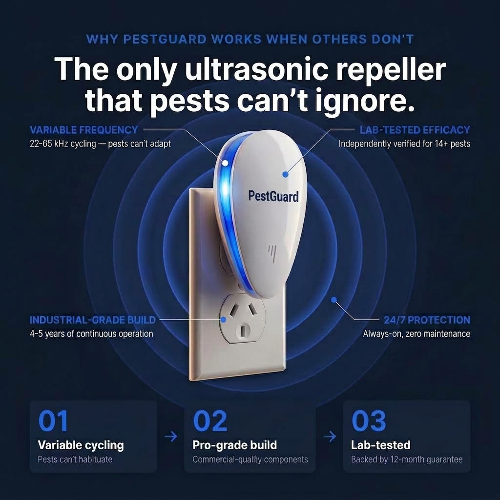 PestGuard™ Ultrasonic Pest Repeller